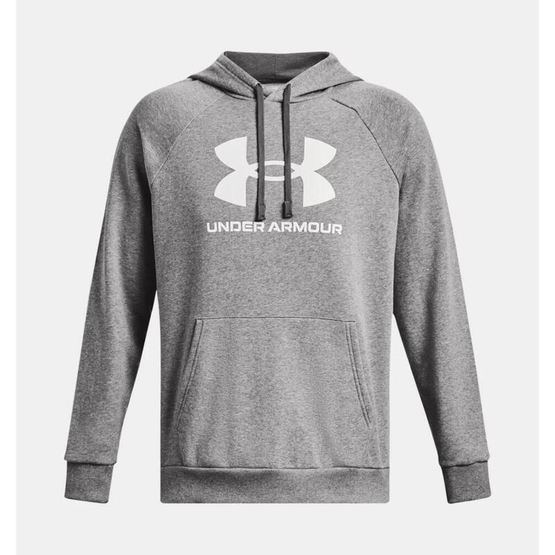 SWEAT UNDER ARMOUR RIVAL FLEECE GRIS