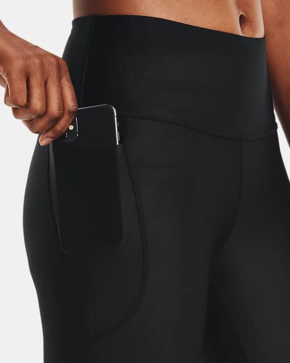 Leggings Corti Under Armour Da Donna Nero 3/7