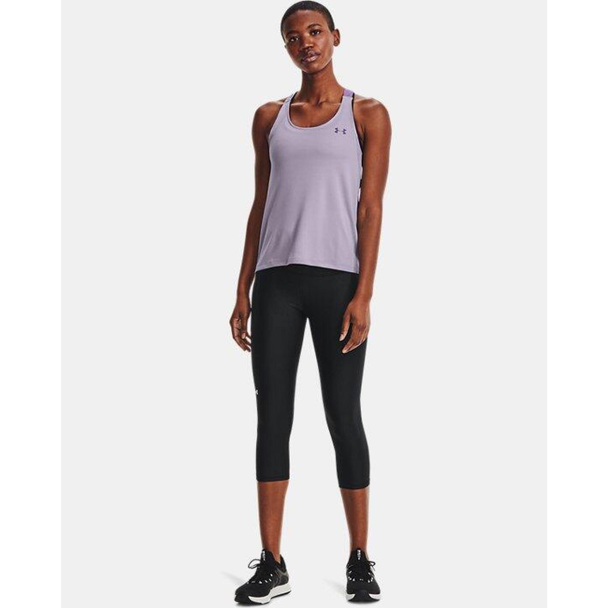 Colanti femei Under Armour HeatGear Capris, Negru