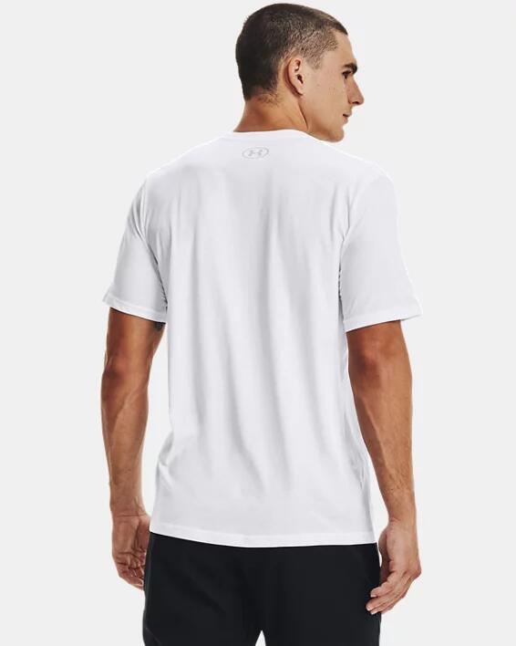 T-SHIRT UNDER ARMOUR HOMME BLANC 2/6