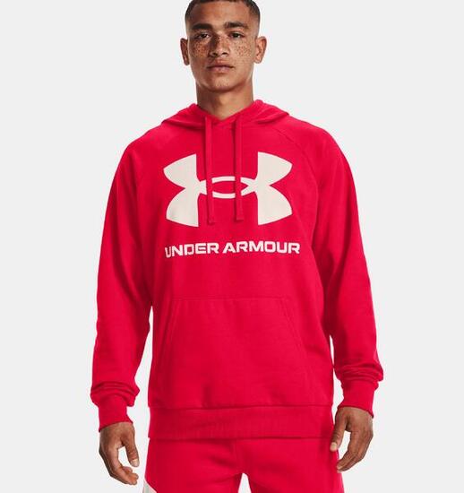 SWEAT A CAPUCHE UNDER ARMOUR HOMME ROUGE Rouge