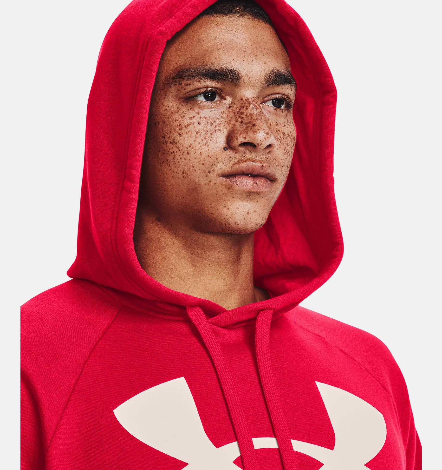 "Rival" Kapuzenpullover für Training Herren Leuchtend Rot 3/6