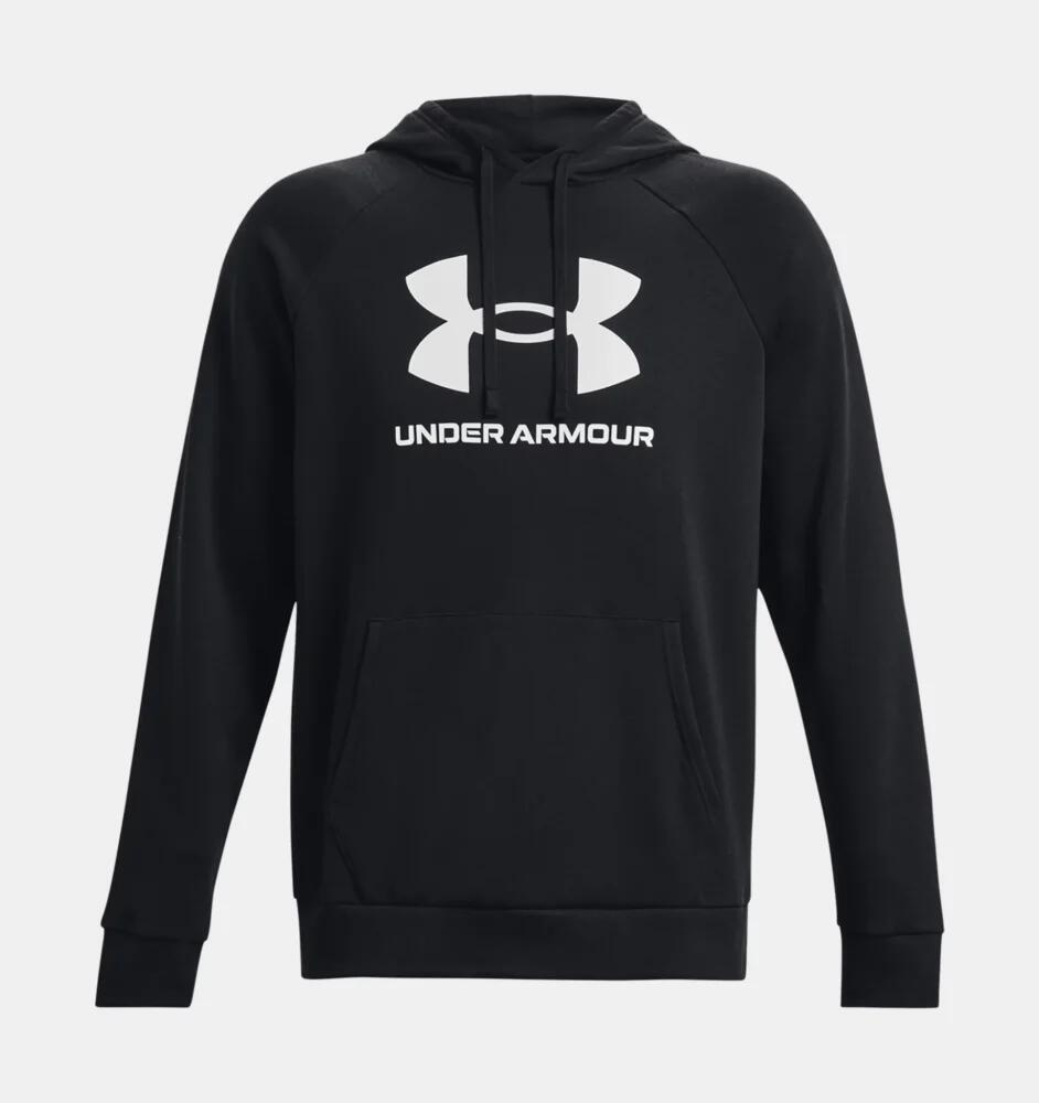 SWEAT UNDER ARMOUR RIVAL FLEECE NOIR 3/6