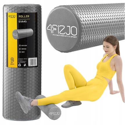 Roller do masażu z kolcami 4FIZJO CARE+ 45 cm