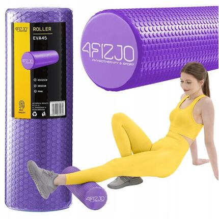 Roller do masażu z kolcami 4FIZJO CARE+ 45 cm