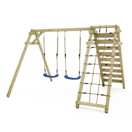 Balançoire Portique de balançoire Smart Cliff - balançoire en bois