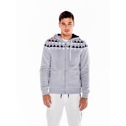 Work Leisure herensweatshirt met capuchon van tricot en sherpa