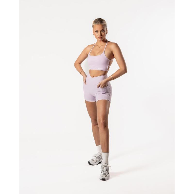 Pantalones cortos Luxe Series - Fitness - Mujer - Lila púrpura