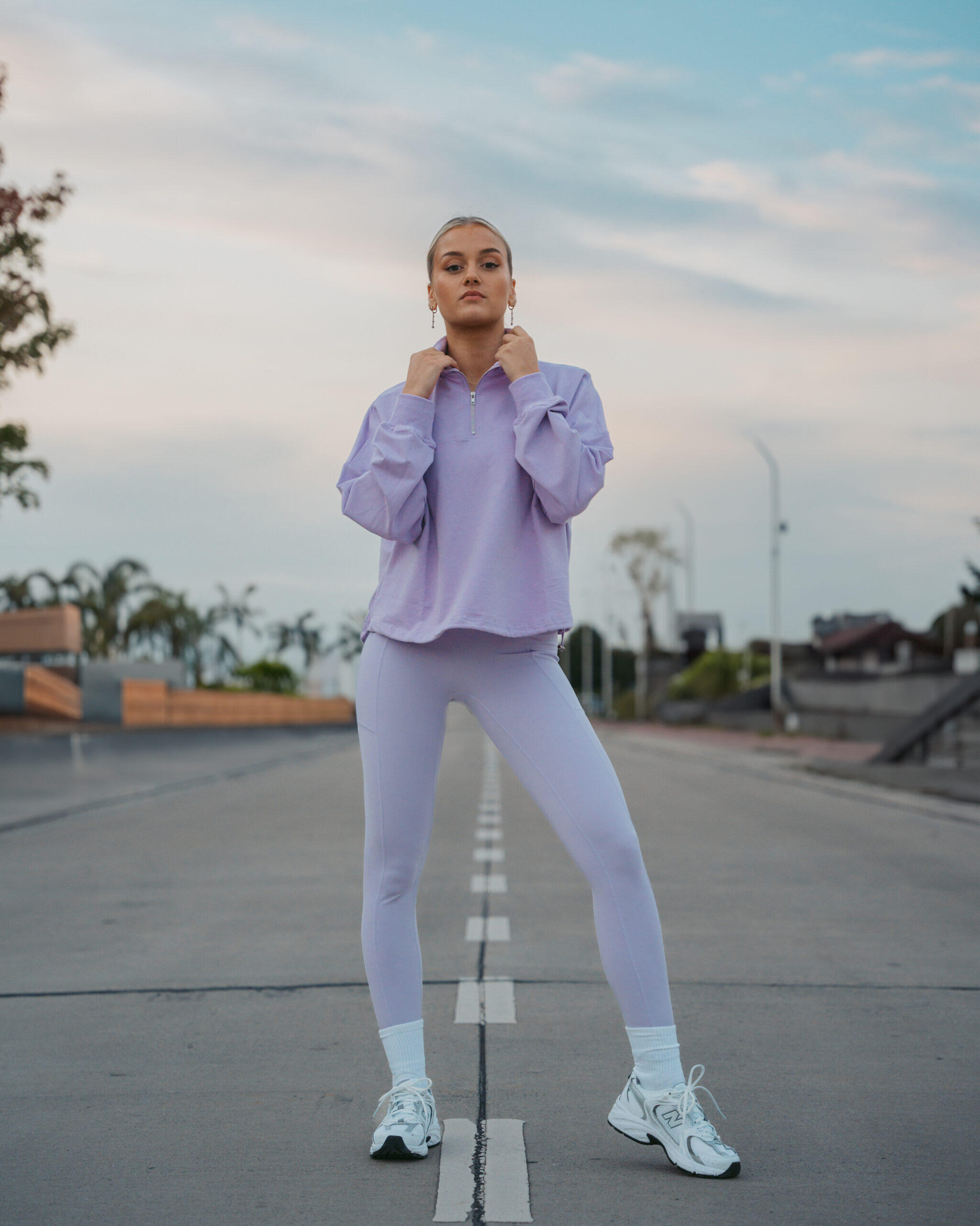 Luxe Series Legging - Fitness - Damen - Lila Violett 7/7