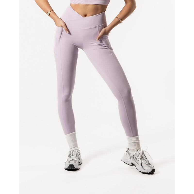 Mallas leggings Luxe Series - Fitness - Mujer - Lila pÃºrpura