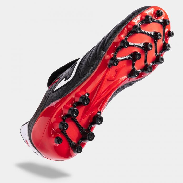 Zapatilla Futbol Hombre Joma Aguila Cup 2301 Negro Rojo 6/6