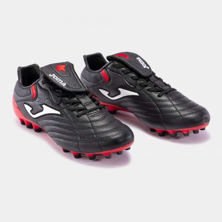 Zapatilla Futbol Hombre Joma Aguila Cup 2301 Negro Rojo 3/6