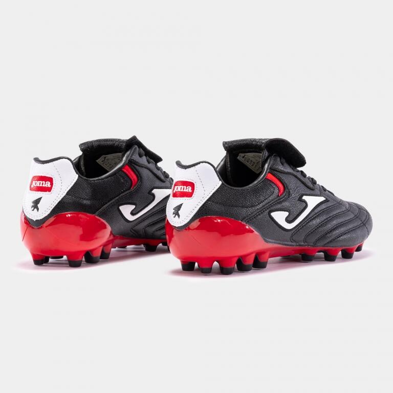 Zapatilla Futbol Hombre Joma Aguila Cup 2301 Negro Rojo 4/6