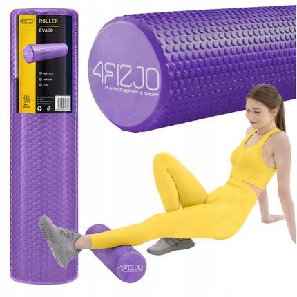 Roller do masażu z kolcami 4FIZJO CARE+ 60 cm