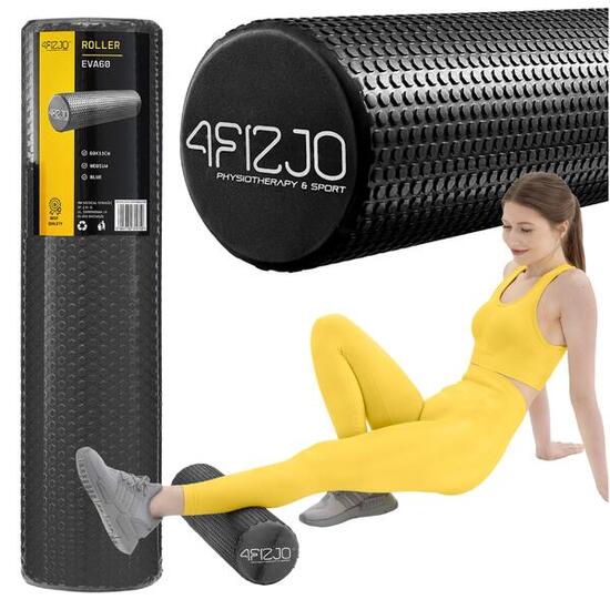 Roller do masażu z kolcami 4FIZJO CARE+ 60 cm