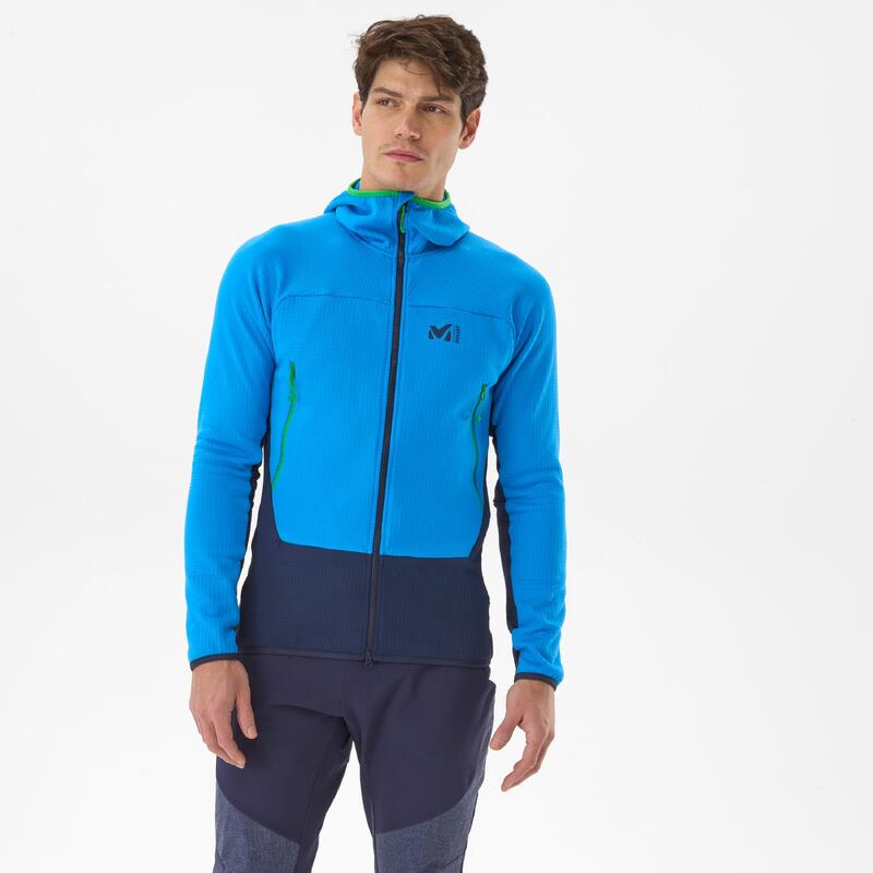 Pile Alpinismo Uomo FUSION GRID HOODIE