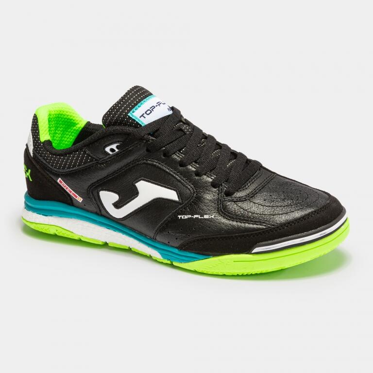 Pantofi sport Jom TOP FLEX REBOUND INDOOR, negru/verde fluo, 42.5