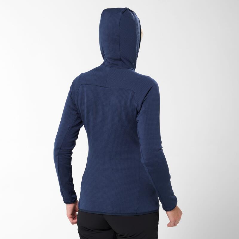 Fusion Grid Hoodie W női polár pulóver - lila