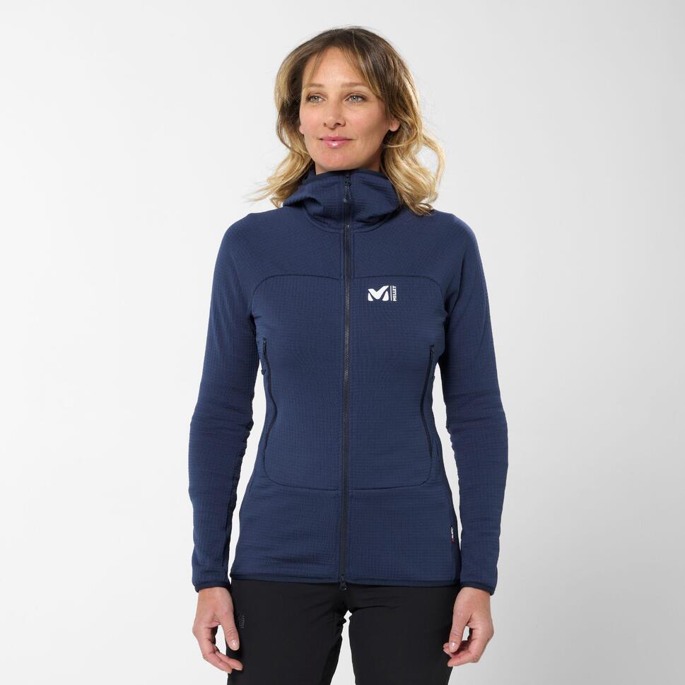 Bluza turystyczna damska Millet Fusion Grid Hoodie W