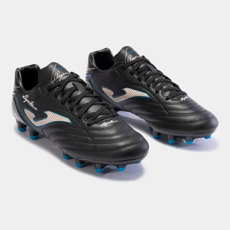 Ghete fotbal Joma AGUILA 2301 FG, Negru/Auriu, 44 3/6