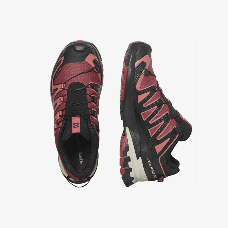 XA Pro 3D V9 GTX Women's Trail Running Shoes - Red x Black