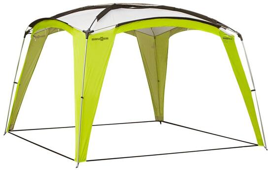 gazebo da spiaggia - medusa II 3x3 - colore bianco/verde
