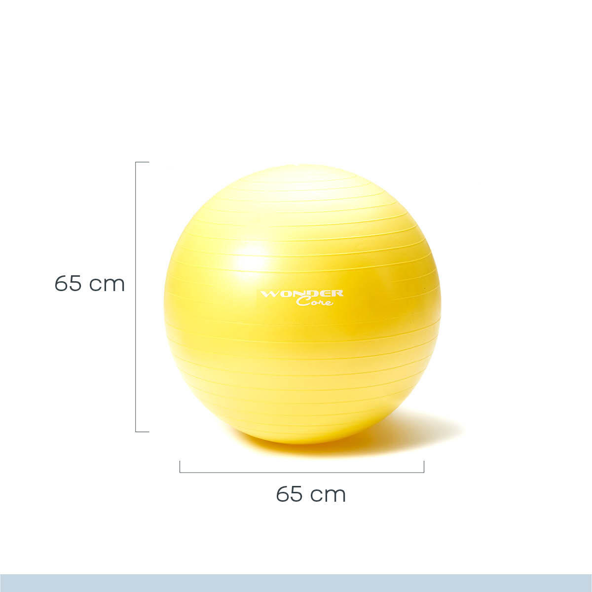 Wonder Core - Fitnessbal - 65 Cm - Yellow 6/6