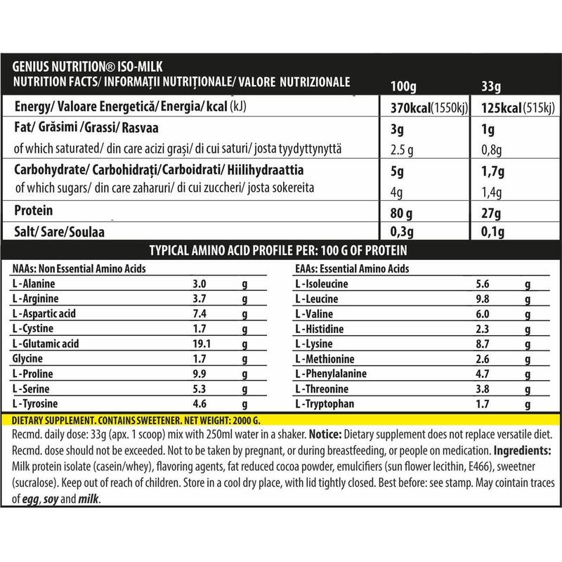 ISO-MILK 2000g/61serv