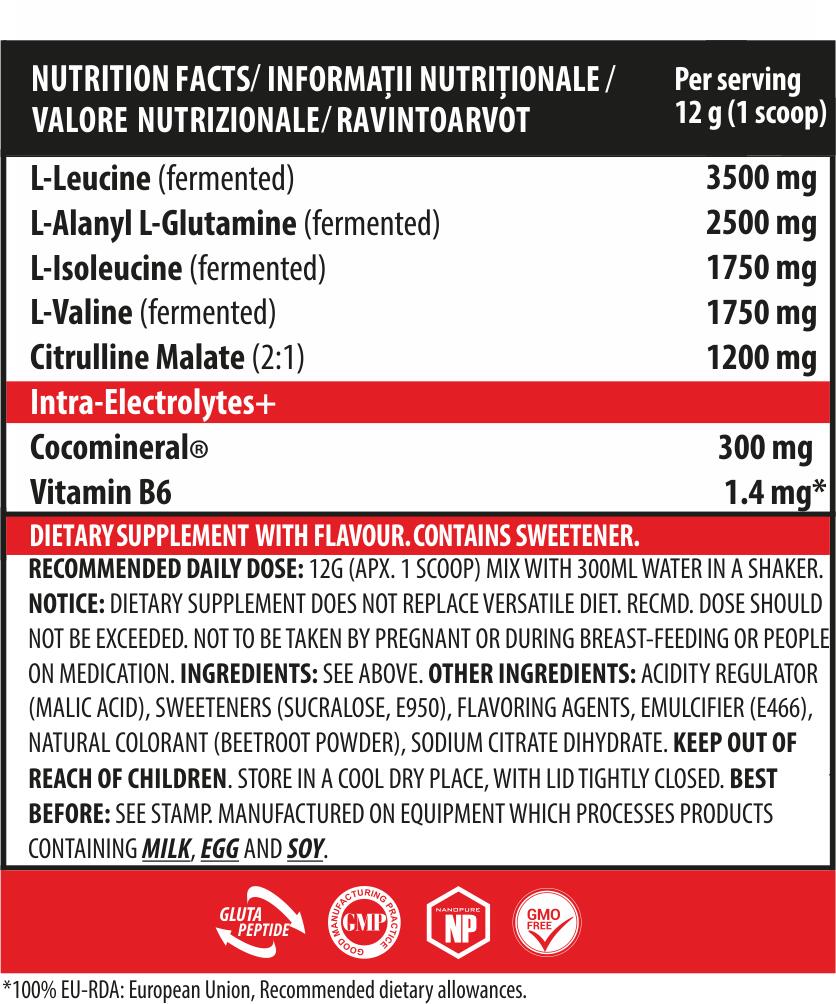 Genius Nutrition BCAA-X5 (360g) Green Apple - Acides aminés - BCAA 2/4
