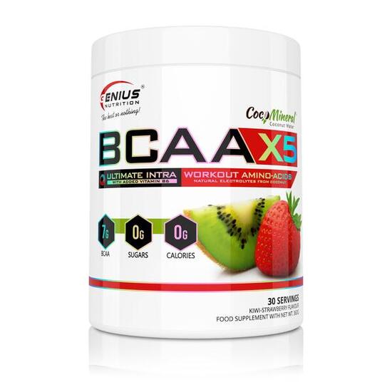 Genius Nutrition BCAA-X5 (360g) Kiwi Strawberry - Aminoacidi - BCAA