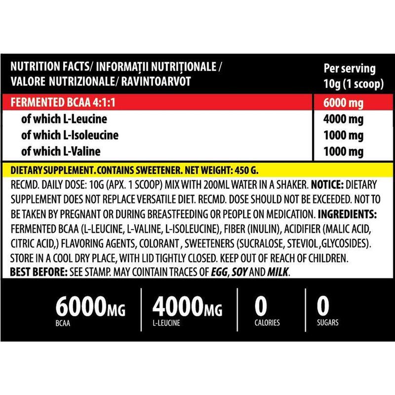 AMINOACIZI PUDRA iBCAA 450g/45 serv