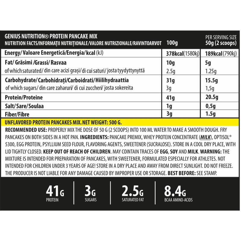 MIX PROTEIC PUDRA PROTEIN PANCAKE 500g