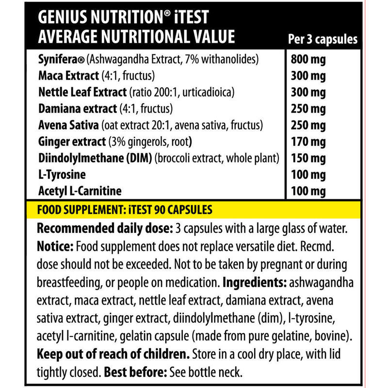 SUPLIMENT ALIMENTAR iTEST 90caps/30 serv