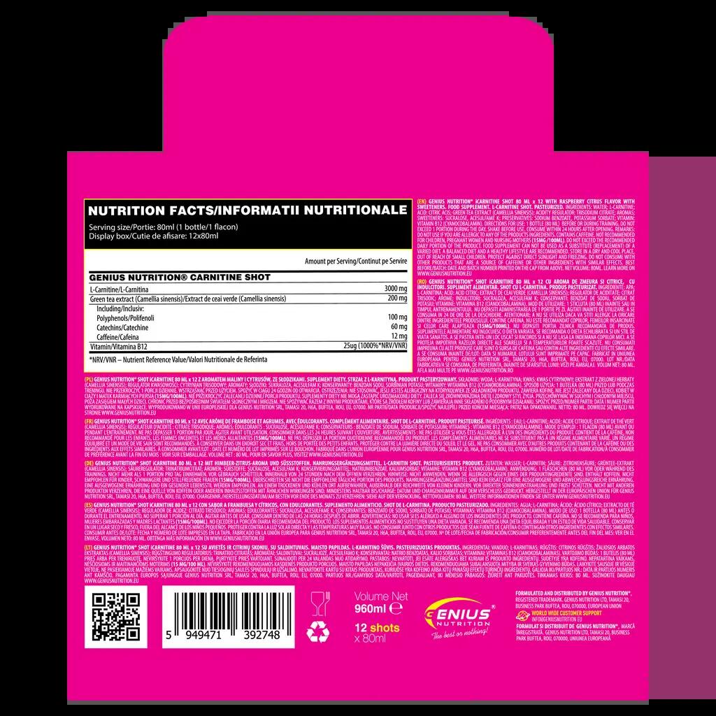 ARZATOR GRASIMI Carnitine Shot 80ML 4/4
