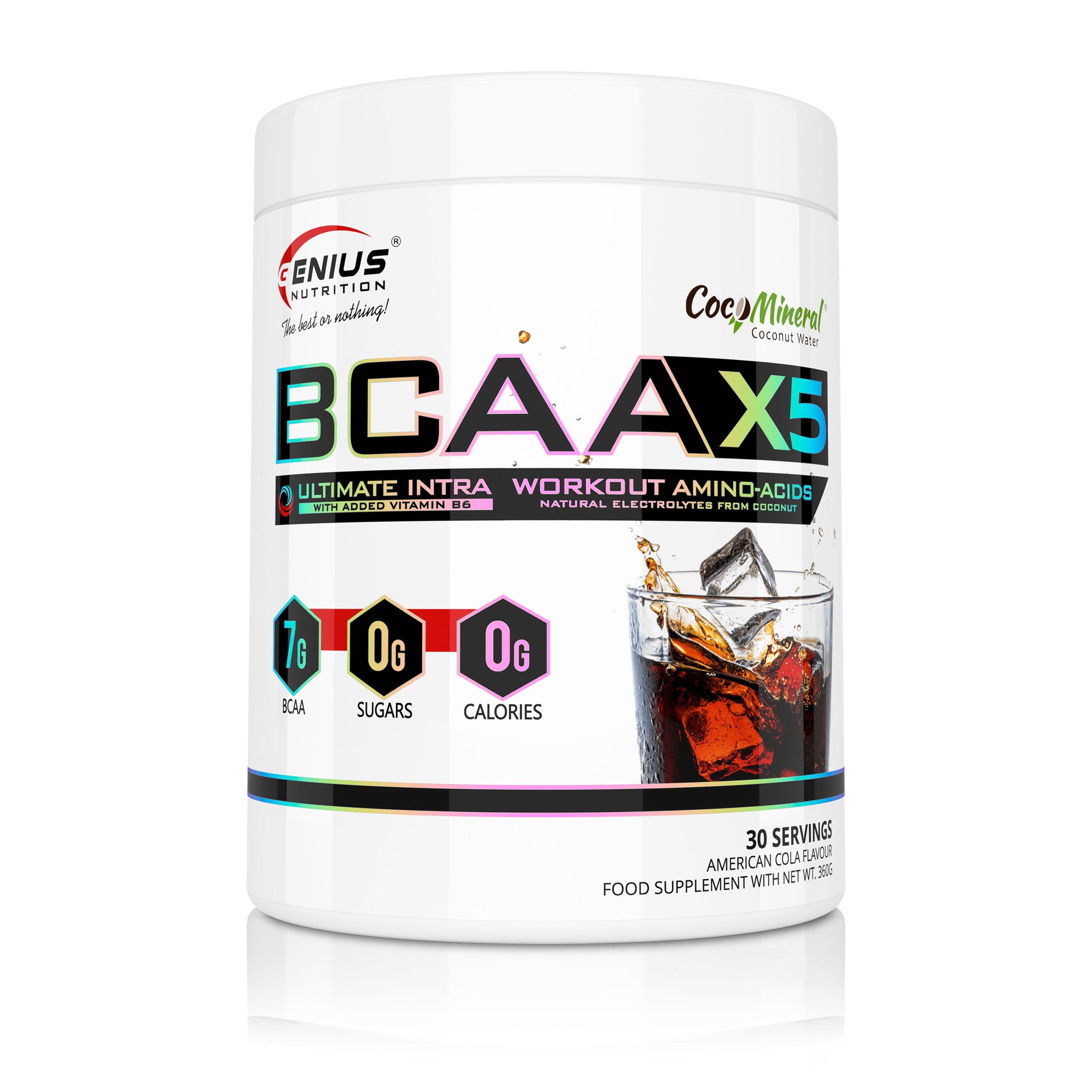 GENIUS NUTRITION Genius Nutrition BCAA-X5 (360g) American Cola - Aminoacidi - BCAA