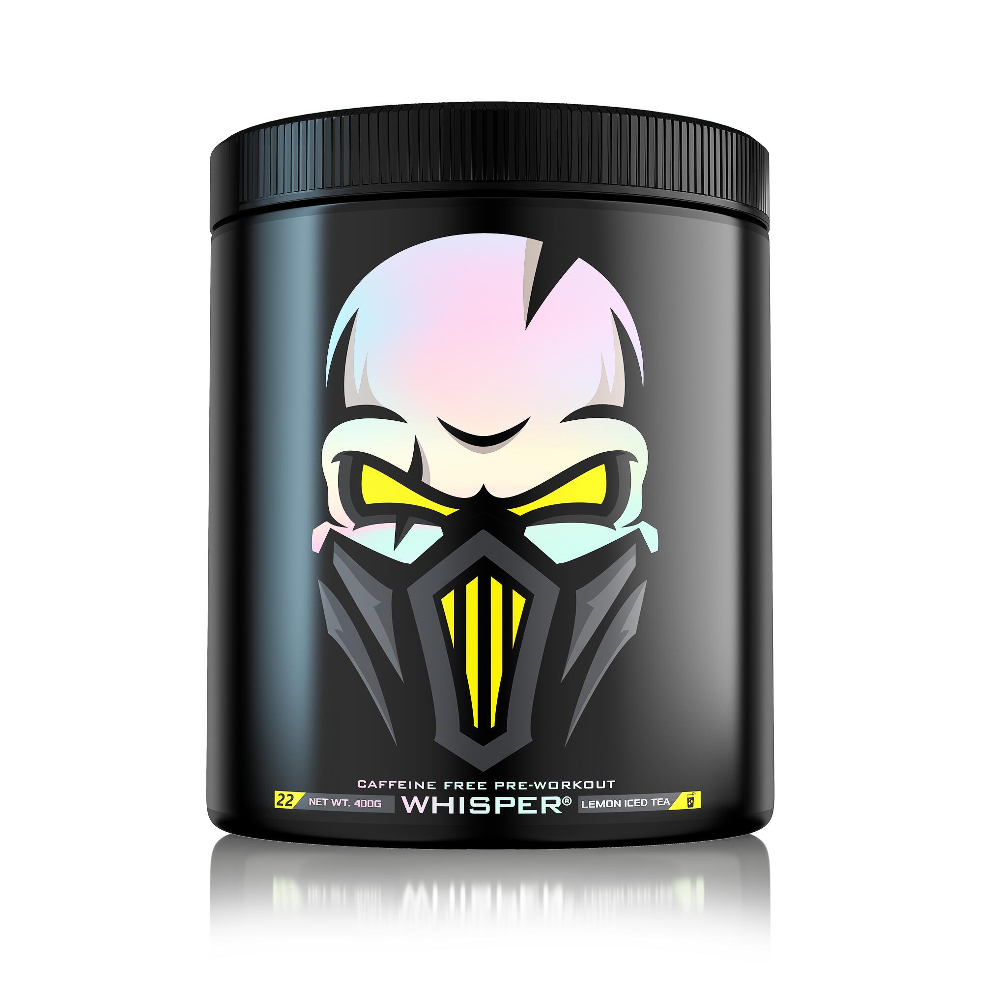 GENIUS NUTRITION Genius Nutrition Whisper (400g) Lemon Iced Tea - Pre-Workout - NO Booster