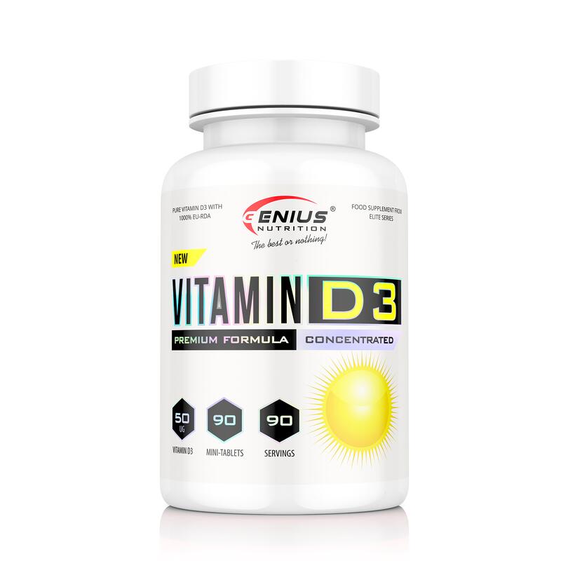 SUPLIMENT ALIMENTAR VITAMIN D3 90tabs/90 serv