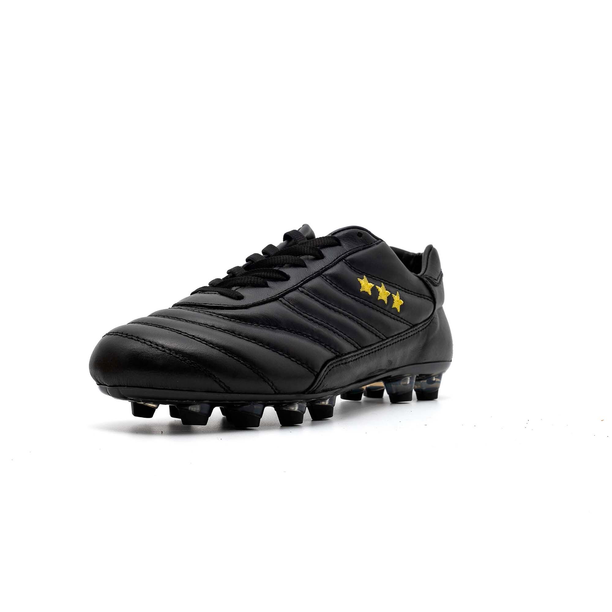Scarpe Calcio Pantofola D'oro Derby Lc  Nero Adulto 3/5