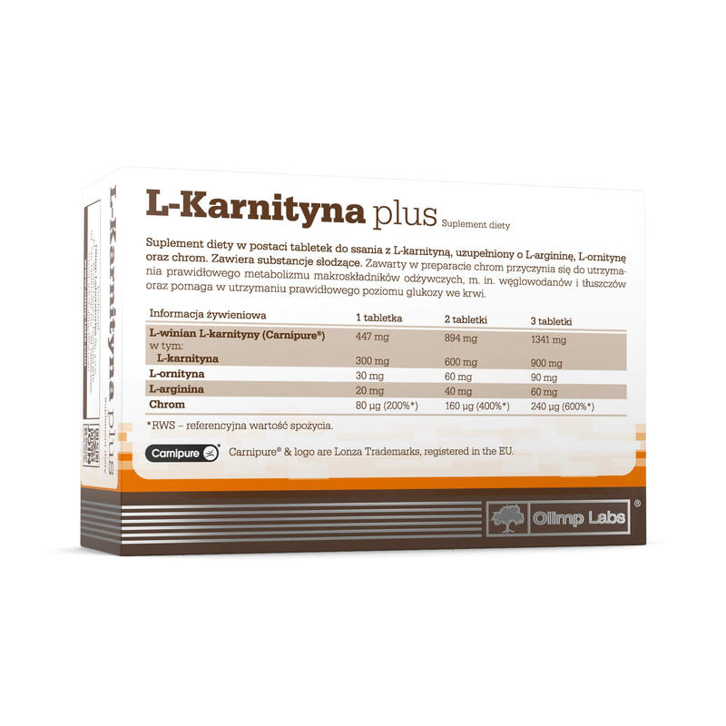 L-Karnityna Plus Olimp - 80 Tabletek