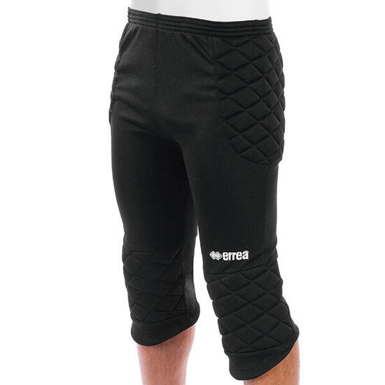 Shorts Errea Stopper Schwarz 3/4 Torwarthose Erwachsene