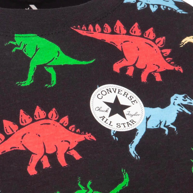 T-Shirt Converse Dino Ss Tee + Conjunto Ft Jog Criança