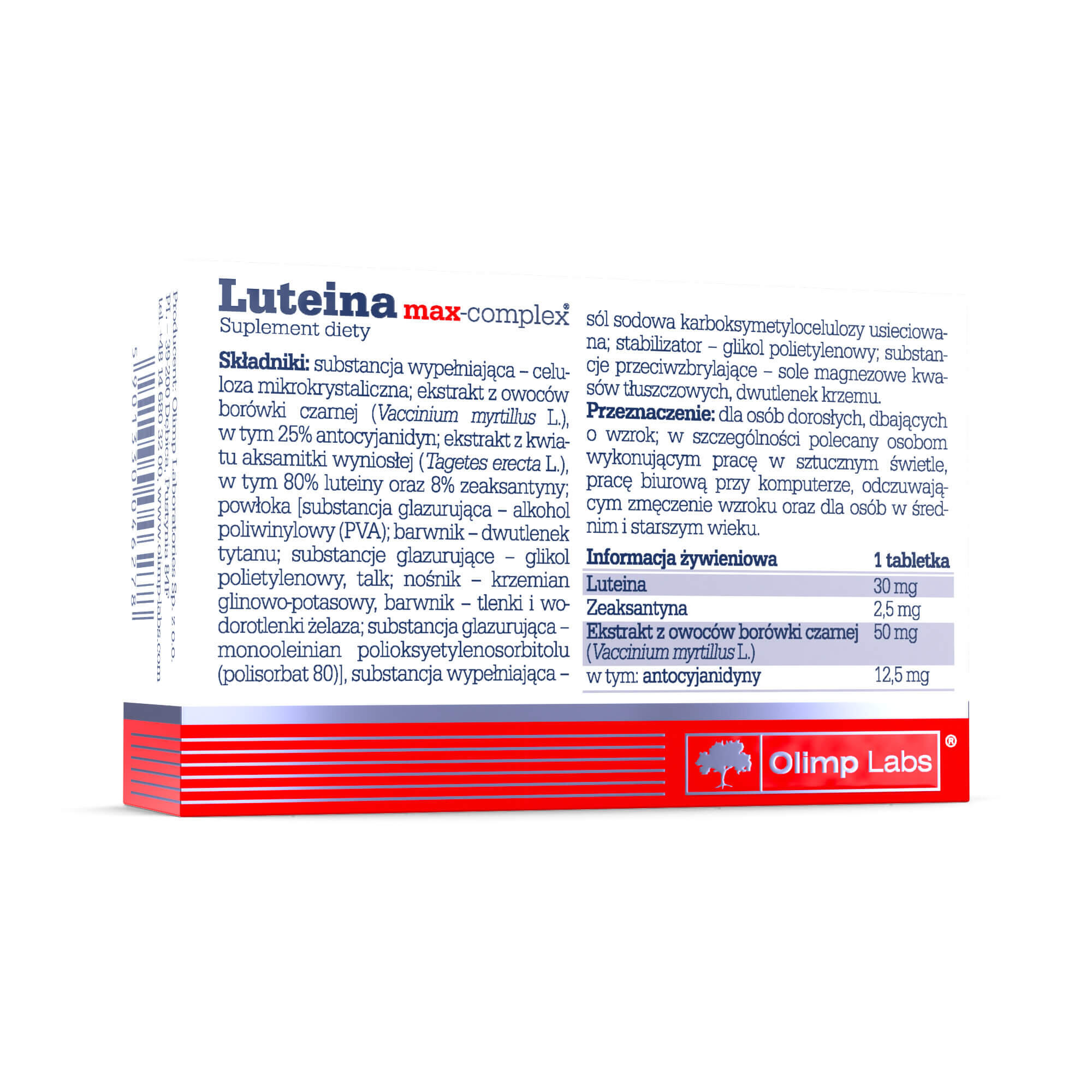 Luteina Max-Complex Olimp- 30 Tabletek 2/4