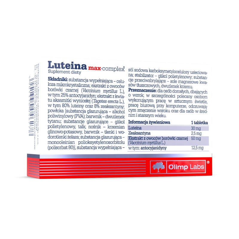 Luteina Max-Complex Olimp- 30 Tabletek