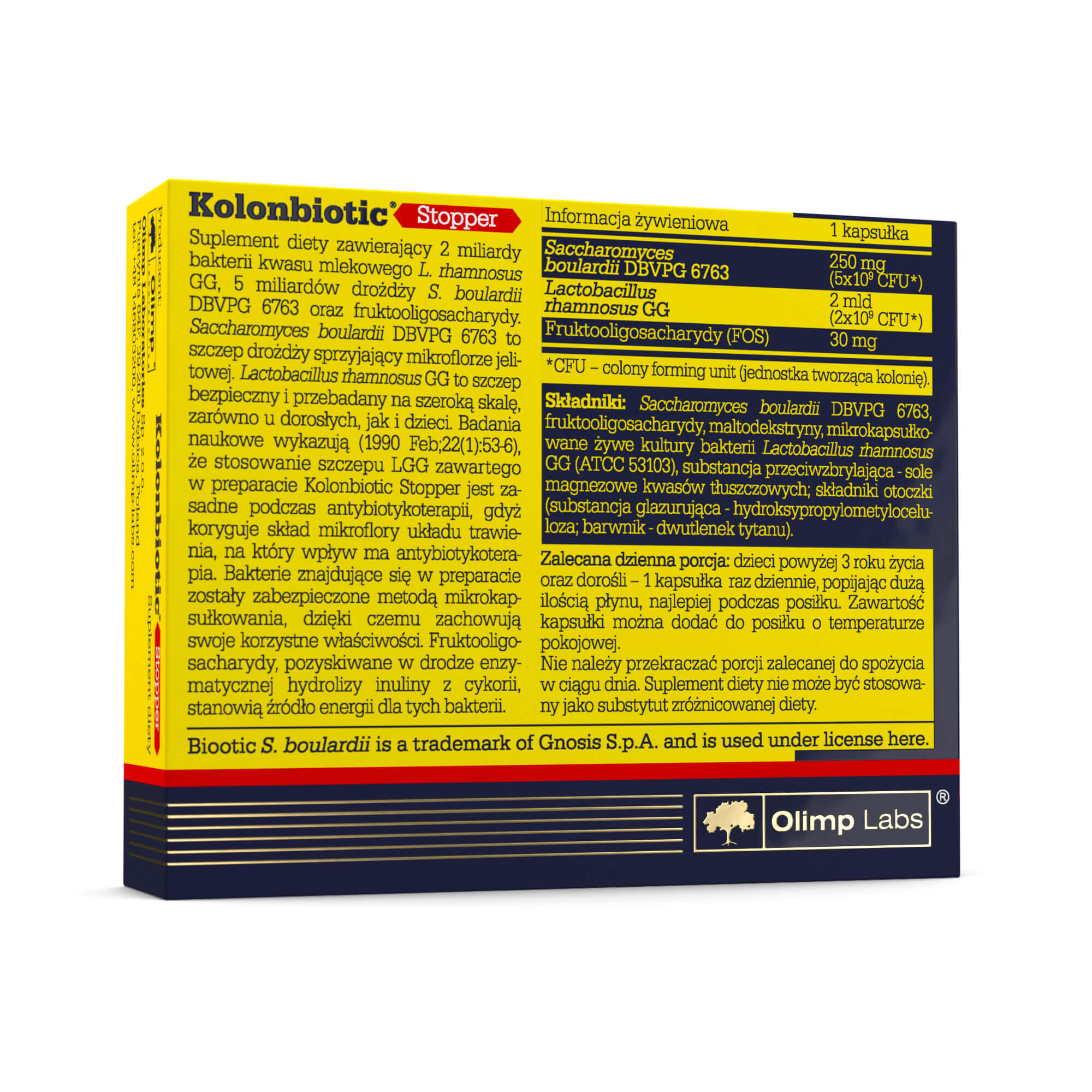 Probiotyk Olimp Kolonbiotic® Stopper - 10 Kapsułek 2/4