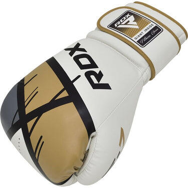 Guantoni Boxe RDX F7 Ego – Bianco/Oro – 8oz 2/7