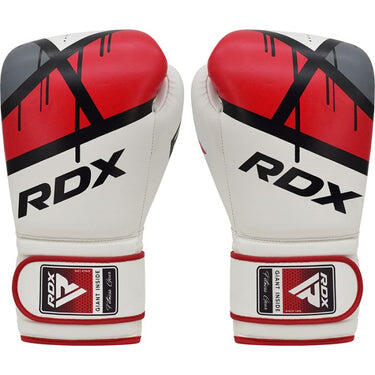 Guantoni Boxe RDX F7 Ego – Bianco/Rosso – 10oz 4/7