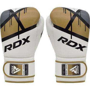 Guantoni Boxe RDX F7 Ego – Bianco/Oro – 8oz 5/7