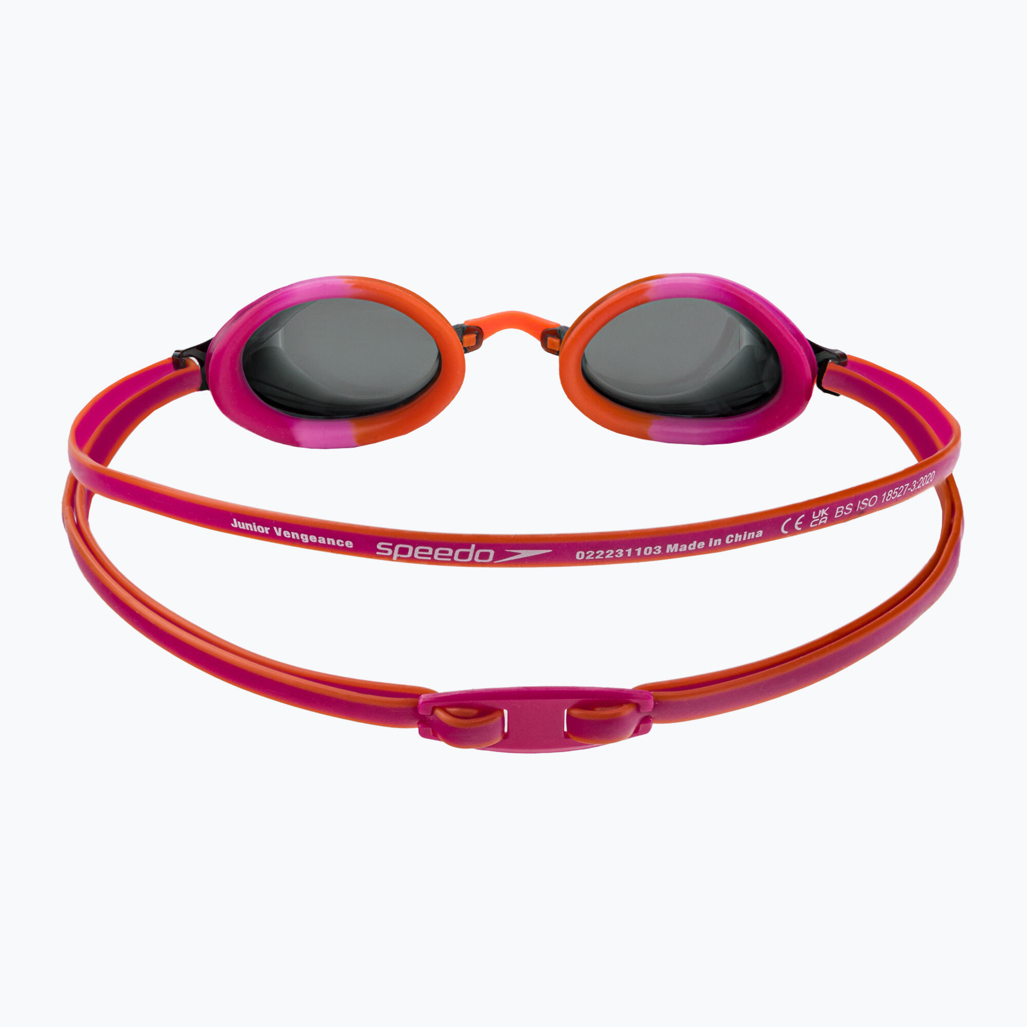 Speedo Vengeance Junior Goggles - Electric Pink/ Salso/ Flamingo/ Smoke 5/5