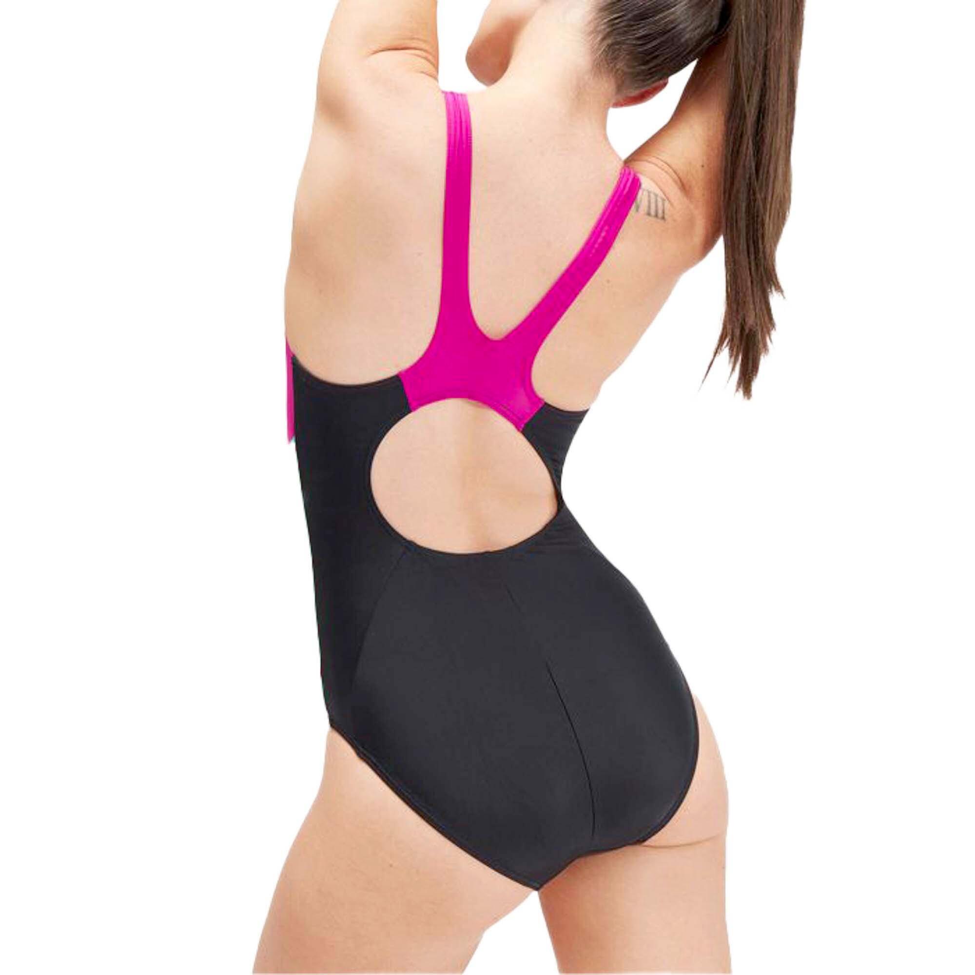 Speedo Colourblock Splice Muscleback Badeanzüge Dame 3/5