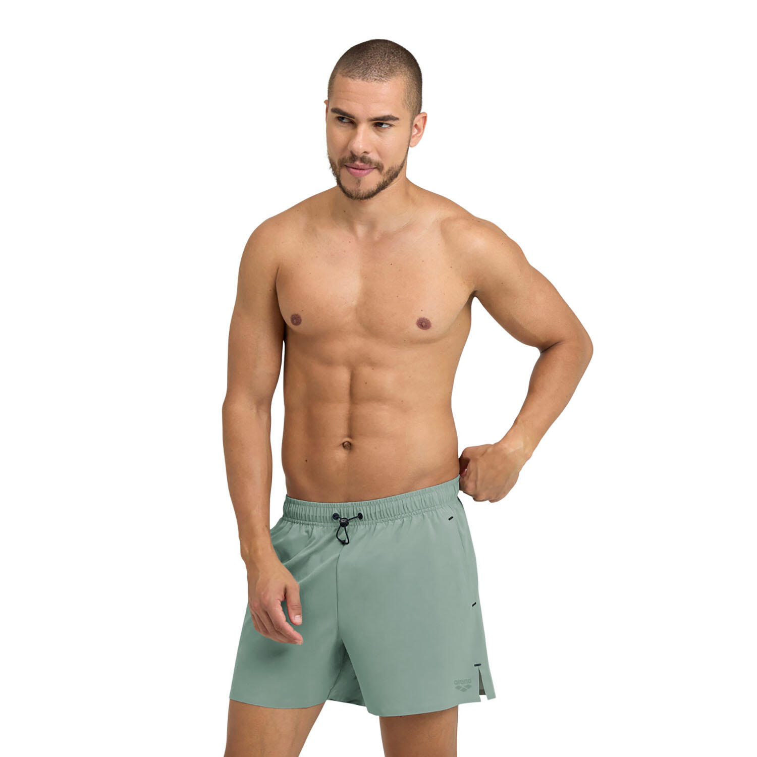 Arena - Shorts De Bain Homme - Evo Solid - Maillot De Bain 1 Pièce - Vert - S - Decathlon